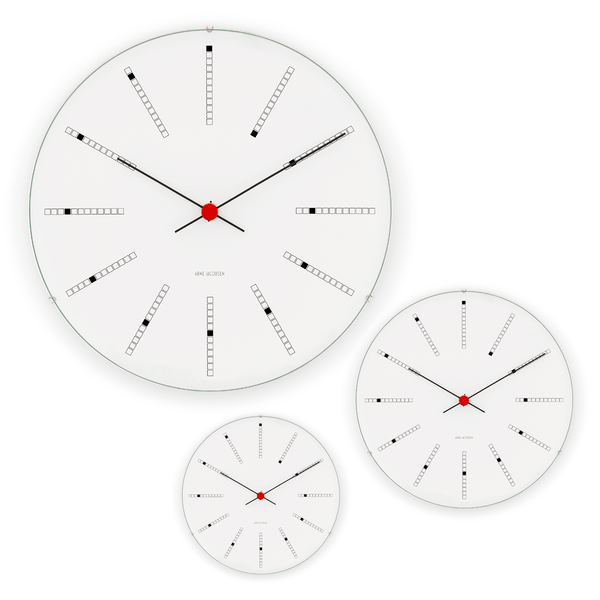 Arne Jacobsen Banker's Wall Clock 8.3" Ø 