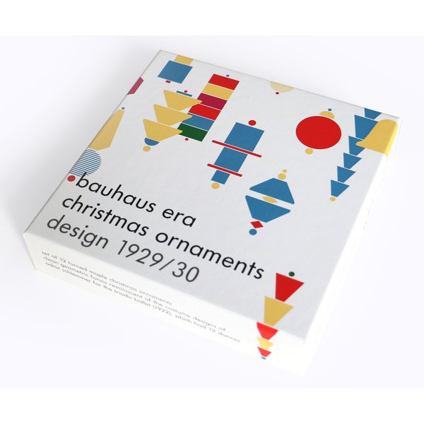 IC Design 12 Bauhaus-era Christmas Ornaments