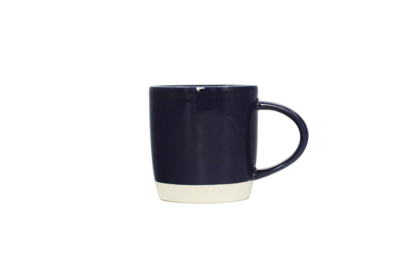 Canvas Home Shell Bisque Mug - Set of 4 Blue 