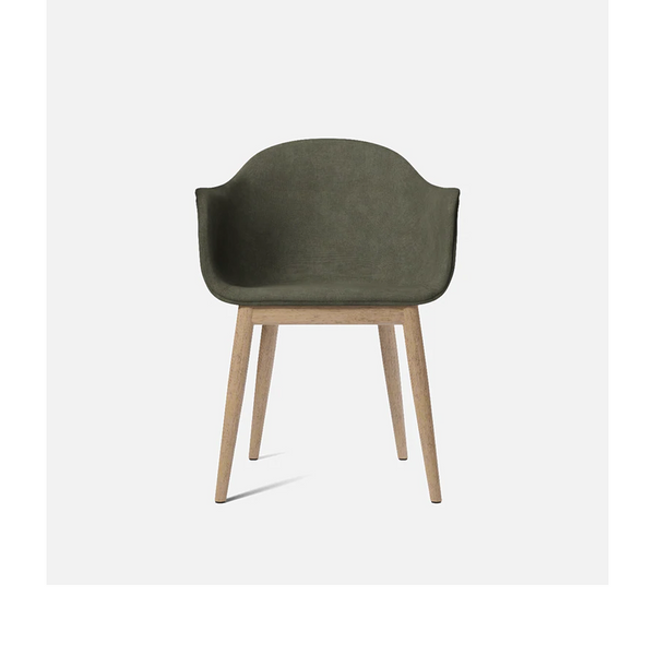 Audo Harbour Dining Arm Chair - Wood - Upholstered