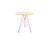 Tronk Hudson Side Table Pink Maple w/ Inlay 
