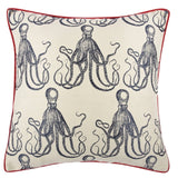 Thomas Paul Octopus Jaquard Pillow 18x18