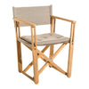 Skargaarden Kryss Lounge Chair Teak Beige Renaissance 