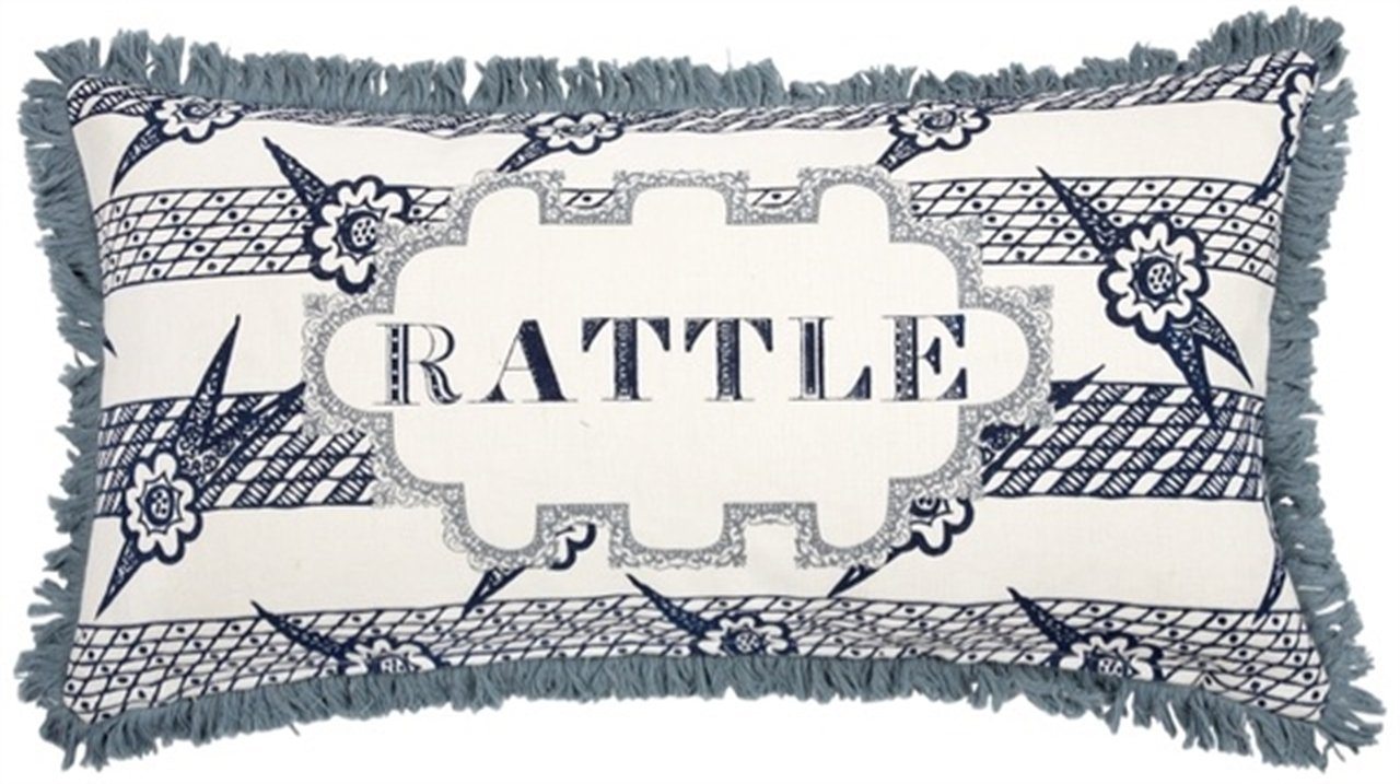 Thomas Paul Rattle Linen Pillow