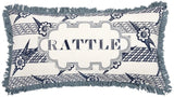 Thomas Paul Rattle Linen Pillow