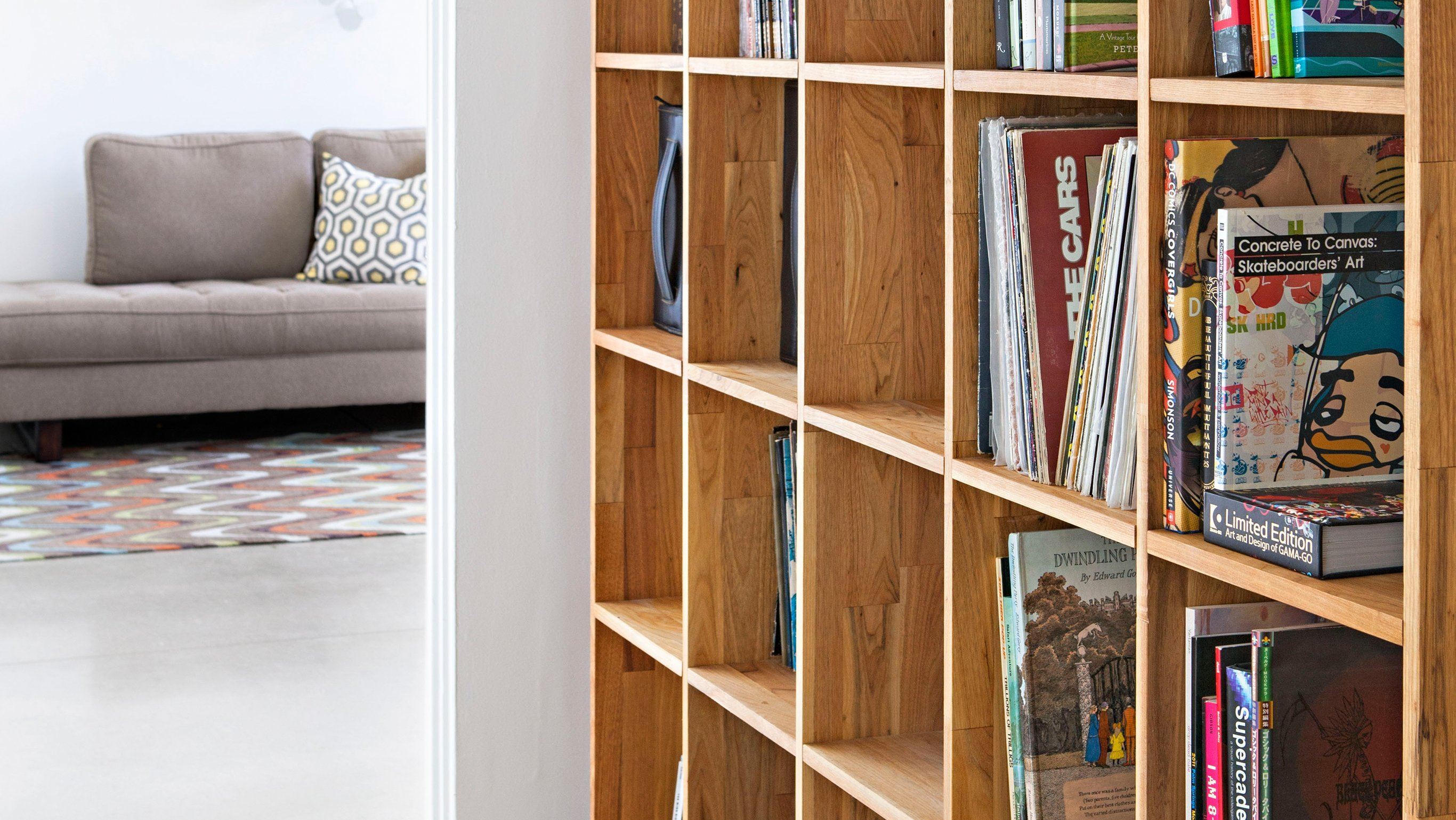 Mash Studios LAX 5 x 5 Bookcase English Walnut