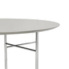 Ferm Living Mingle Table Top Round - 130cm Light Grey Lino 