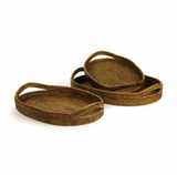 Napa Home & Garden Burma Rattan Oval Serving Trays - Set of 3