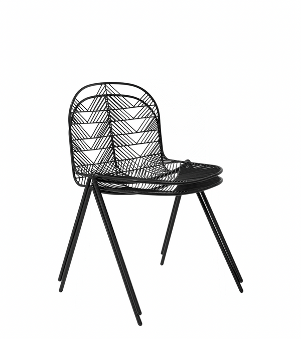 BEND Betty Stacking Chair White 