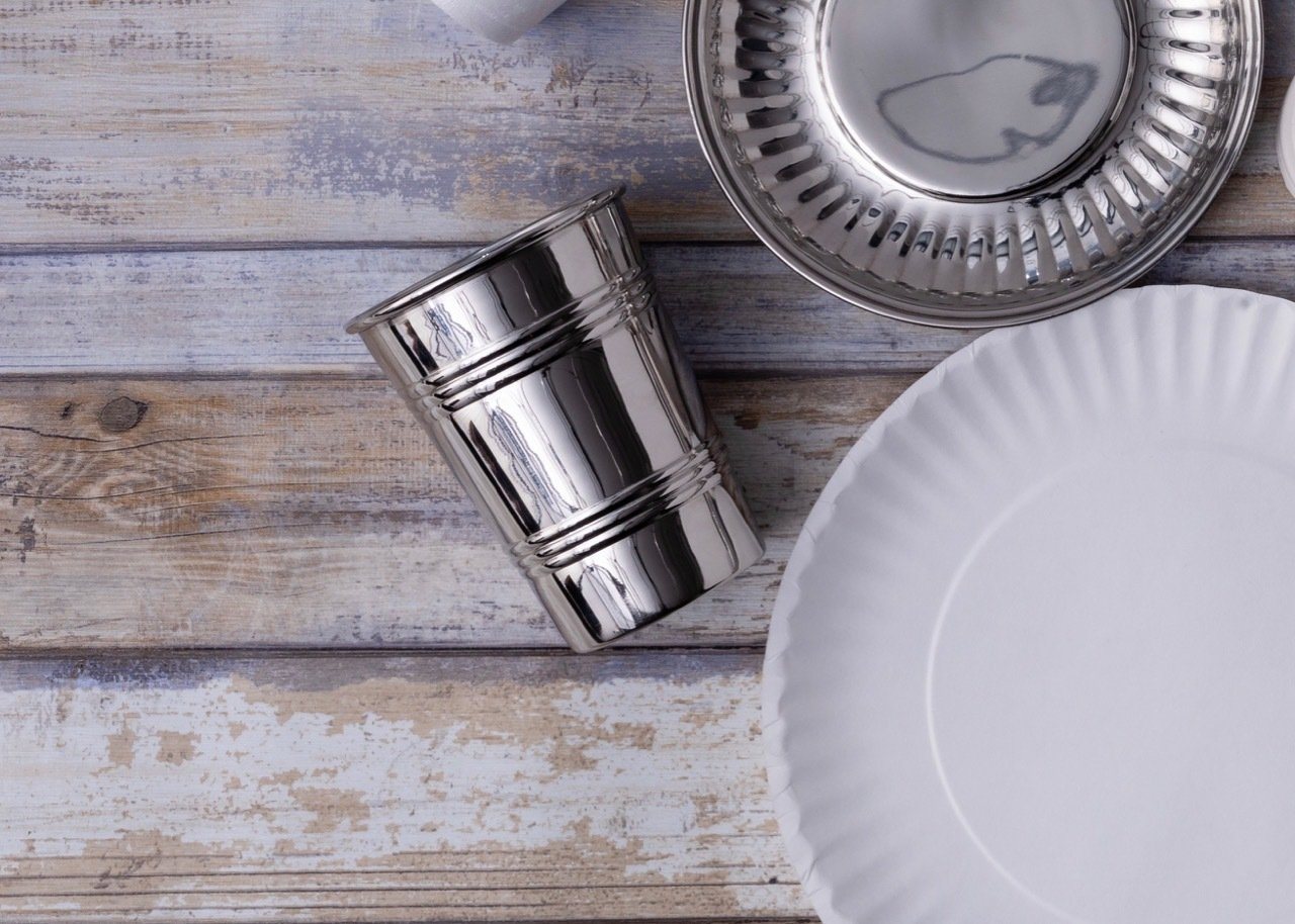 Siren Song "Plastic Cup" in Stainless Steel - Large | Set of Four