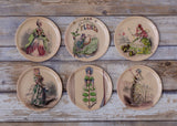 Siren Song Las Flores Coaster/Appetizer - Set of 6