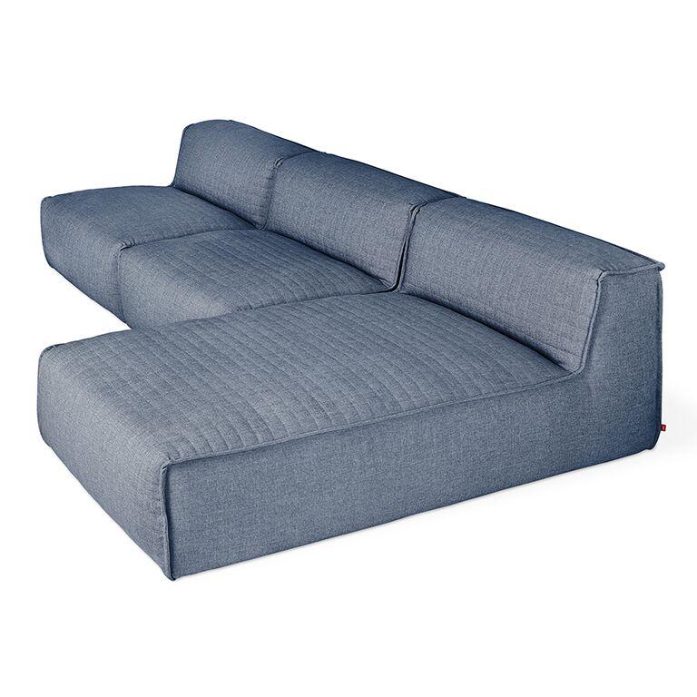 GUS Nexus Modular Armless Chaise Thea Earth