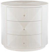 Bernhardt Axiom Round Chairside Table w/ Drawers