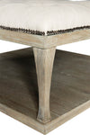 Bernhardt Rustic Patina Upholstered Cocktail Table