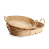 Napa Home & Garden Cane Rattan Trays with Handles - Set of 2