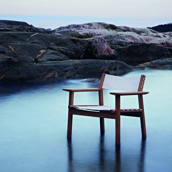 Skargaarden Djuro Lounge Armchair - Teak & Fabric Teak 