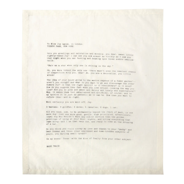 Sir Madam Love Letter Linen Napkin Ed. 1 Set 1 - Set of 4