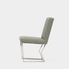 Artless C2 Dining Chair Moss Linen Chrome 