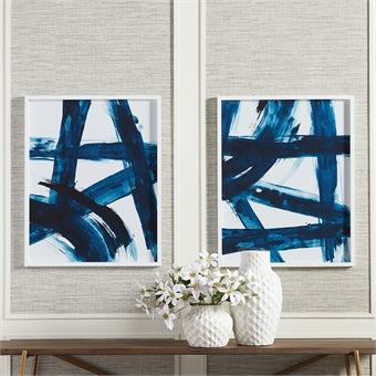 Napa Home & Garden Indigo Abstracts - Set of 2