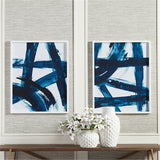 Napa Home & Garden Indigo Abstracts - Set of 2