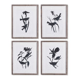 Napa Home & Garden Bird Silhouette Prints - Set of 4