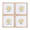 Napa Home & Garden Chrysanthemum Prints - Set of 4