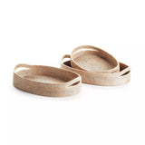 Napa Home & Garden Burma Rattan Oval Serving Trays - Set of 3
