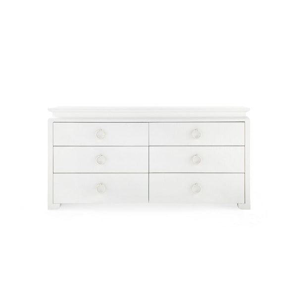 Villa & House Elina Extra Large 6-Drawer Dresser