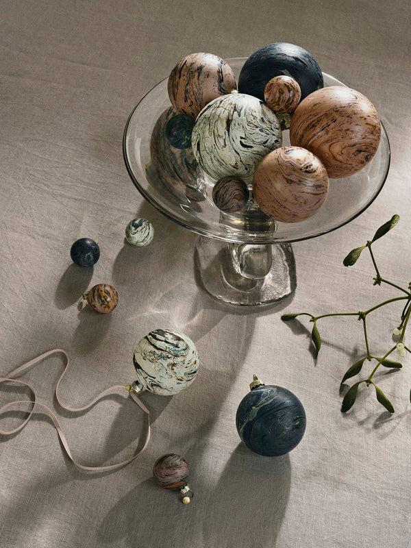 Ferm Living Marble Baubles - Set of 4