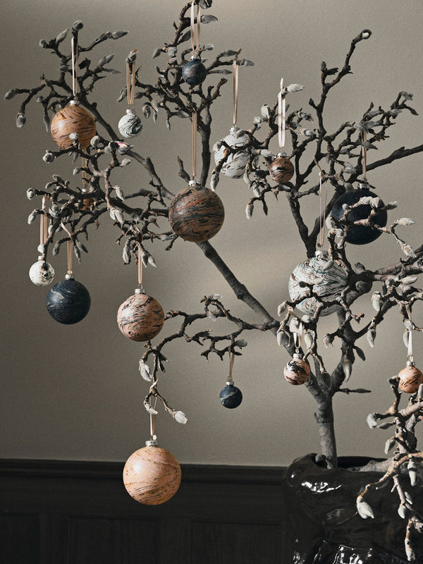 Ferm Living Marble Baubles - Set of 4