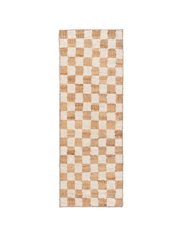 Ferm Living Check Wool Jute Runner