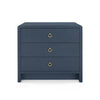 Villa & House Bryant Linen 3-Drawer Side Table