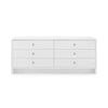 Villa & House Bryant Linen Extra Wide Large 6-Drawer Dresser