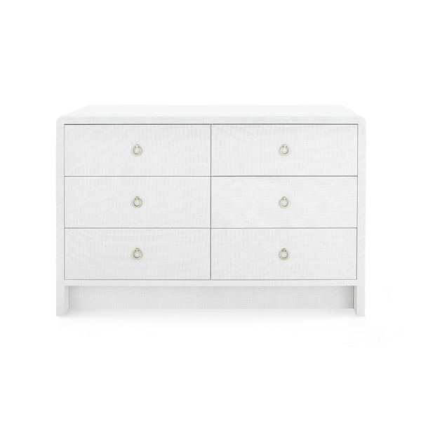 Villa & House Bryant Linen Extra Large 6-Drawer Dresser