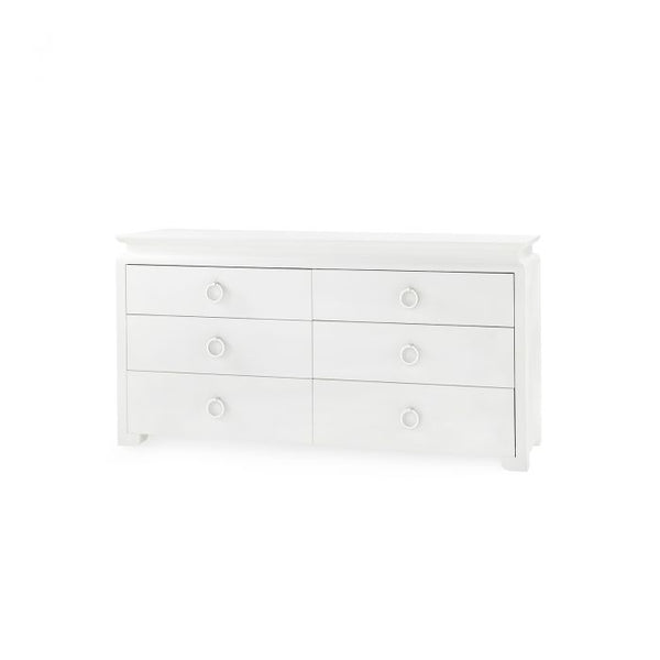 Villa & House Elina Extra Large 6-Drawer Dresser