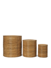 Ferm Living Column Storage - Set of 3