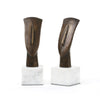 Villa & House Delos Head Statue - Set of 2