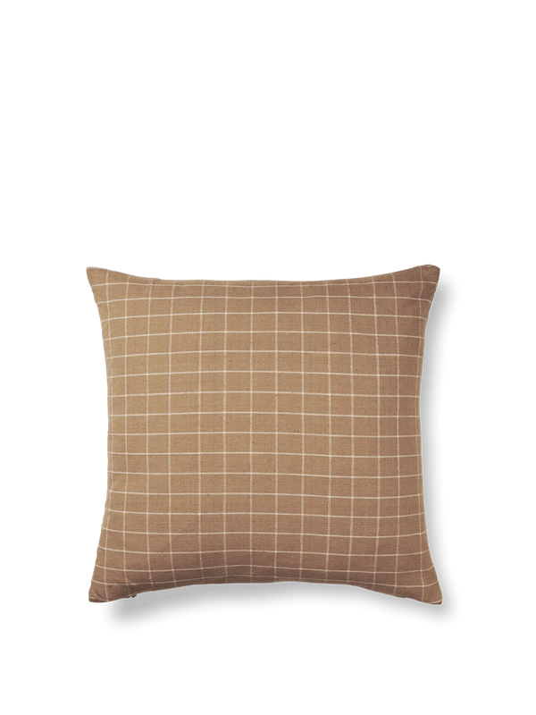 Ferm Living Brown Cotton Cushion