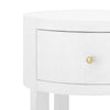 Villa & House Claudette 1-Drawer Round Side Table