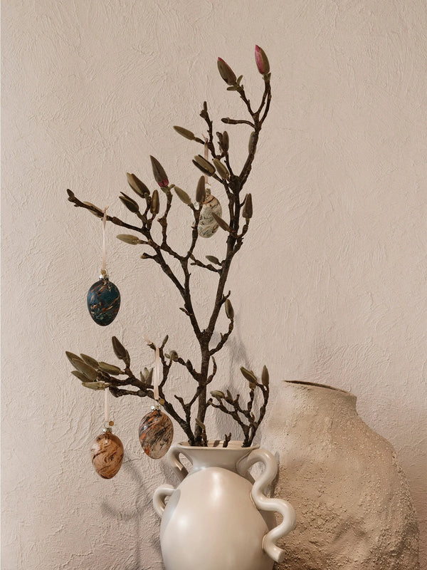 Ferm Living Marble Easter Eggs - Set of 4