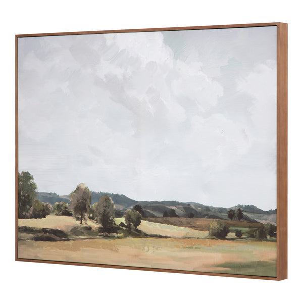 Moe's Vast Country Framed Painting