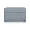 Villa & House Bryant Linen Extra Large 6-Drawer Dresser