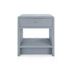 Villa & House Benjamin Linen 1-Drawer Side Table