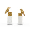 Villa & House Finch Statue - Set of 2