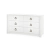 Villa & House Audrey Extra Large 6-Drawer Dresser