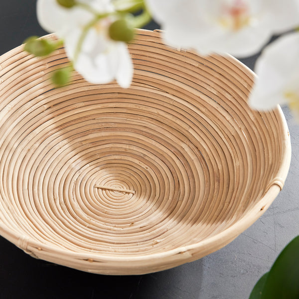 Napa Home & Garden Cane Rattan Low Bowl - Set of 2