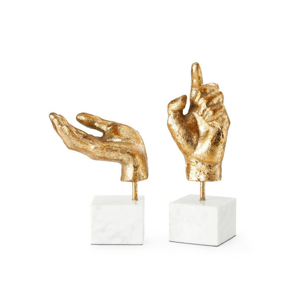 Villa & House Hands Statue - Pair