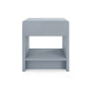 Villa & House Benjamin Linen 1-Drawer Side Table