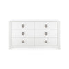 Villa & House Audrey Extra Large 6-Drawer Dresser