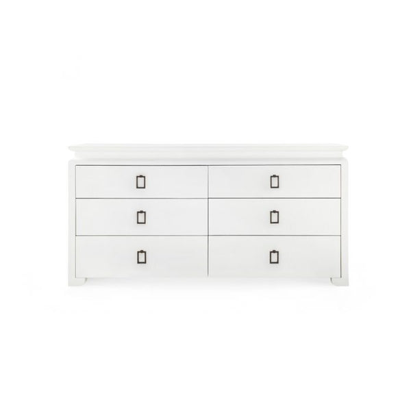 Villa & House Elina Extra Large 6-Drawer Dresser